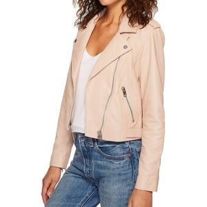 Blush Leather Jacket